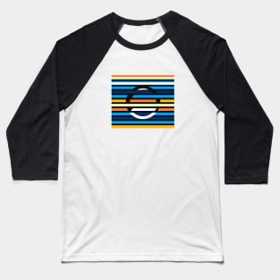 Stripes Colors BAUHAUS Baseball T-Shirt